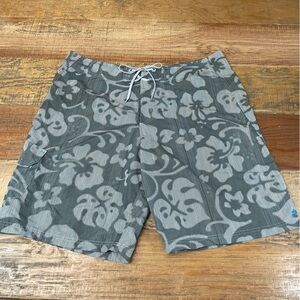 Columbia Mens Size 38 PFG Offshore Board Shorts UPF 50 Omni Shade Blue Gray New